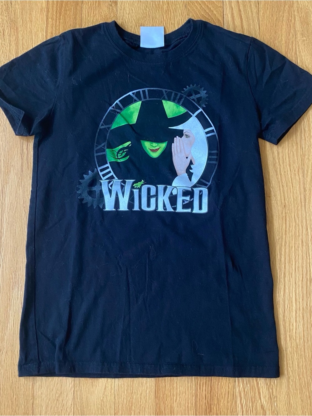 Wicked Musical Graphic Tee - Black with Green Accent
